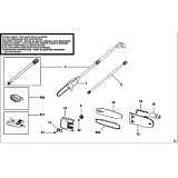 Black & Decker GPC1820L Type H1 Pruner Spare Parts