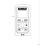 DeWalt DW040P Type 1 Sonic Distance Measure Spare Parts