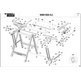 Black & Decker WM1000 Type 2 Workmate Spare Parts