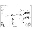 Stanley FMC710 Oscillating Tool Spare Parts