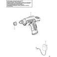 Black & Decker CS36BS Type H1 Cordless Screwdriver Spare Parts CS36BS