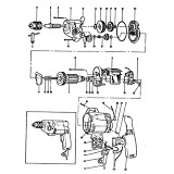 Black & Decker P1249 Type 1 Drill Spare Parts P1249