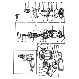 Black & Decker P1149 Type 1 Drill Spare Parts