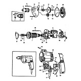 Elu ECD301 Type 1 Drill Spare Parts