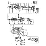 Black & Decker P2511 Type 1 Drill Spare Parts