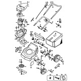 Black & Decker GR420 Type 2 Rotary Mower Spare Parts