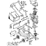 Black & Decker GR520 Type 2 Rotary Mower Spare Parts GR520