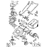 Black & Decker GR530 Type 2 Rotary Mower Spare Parts GR530