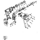 Black & Decker 1964 Type 1 C'less Drill/driver Spare Parts 1964