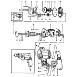 Black & Decker P1243 Type 1 Drill Spare Parts