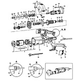 Black & Decker 4279 Type 1 Straight Grinder Spare Parts