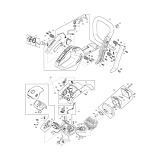 Makita EA3500F Petrol Outdoor Chainsaw Spare Parts EA3500F