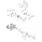 Makita EA3501S Petrol Powered Chainsaw Spare Parts EA3501S