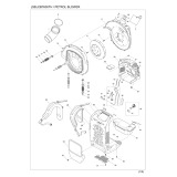 Makita EB7650TH 4-stroke Mm4 Back Pack Blower Spare Parts