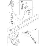 Makita EBH252U Petrol 24.5cc Brush Cutter Spare Parts