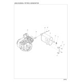 Makita EG2850A Petrol Generator 3.0 Kw Spare Parts EG2850A