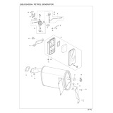 Makita EG4550A Petrol Generator 4.5kw Spare Parts EG4550A