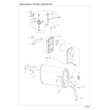 Makita EG5550A Petrol Generator 5.5kw Spare Parts EG5550A