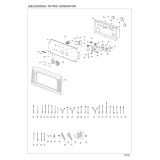 Makita EG5550A Petrol Generator 5.5kw Spare Parts EG5550A