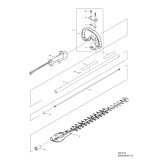 Makita EN5950SH Petrol Pole Hedge Trimmer Spare Parts EN5950SH