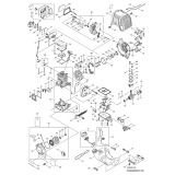 Makita EN5950SH Petrol Pole Hedge Trimmer Spare Parts EN5950SH