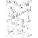 Makita EY2650H 25.4cc 4-stroke Petrol Spare Parts EY2650H