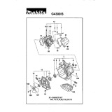 Makita G4300IS G4300is 3.8kva Generator Spare Parts