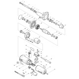 Makita GD0810C Corded Low Speed Die Grinder 110v & 240v Spare Parts GD0810C