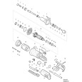 Makita GD0811C Corded 8mm Die Grinder 110v & 240v Spare Parts GD0811C