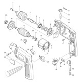 Makita HP1300S Hammer Drill Spare Parts HP1300S