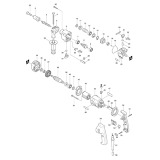 Makita HP2031 2-speed Corded Hammer Drill Spare Parts