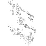 Makita HP2032 3/4-inch Hammer Drill Spare Parts HP2032