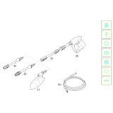 Makita HW102 100 Bar Pressure Washer 1300w Spare Parts HW102