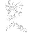 Makita KP0800 110v 240v Corded Planer Spare Parts KP0800