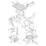 Makita LH1040F Corded 260mm Table/mitre Saw 110v & 240v Spare Parts LH1040F