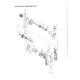 Makita M8101X Percussion Drill Spare Parts