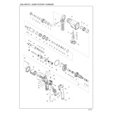 Makita M8700 Rotary Sds Drill Spare Parts