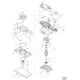 Makita M9203 Corded Finishing Sander 1/3 Sheet 110v & 240v Spare Parts M9203