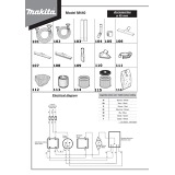 Makita 440 110 & 240 Volt Wet & Dry Dust Extractor Spare Parts 440