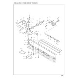 Makita MH2556 Petrol Pole Hedge Trimmer Spare Parts MH2556