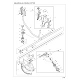 Makita MS245.4U Brush Cutter Spare Parts