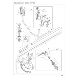 Makita MS245.4UE Brush Cutter Spare Parts