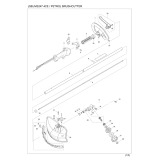 Makita MS247CE Brush Cutter Spare Parts MS247CE