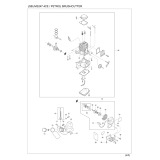 Makita MS247CE Brush Cutter Spare Parts MS247CE