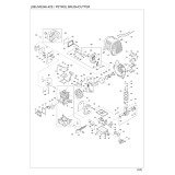 Makita MS248.4CE Brush Cutter Spare Parts MS248.4CE