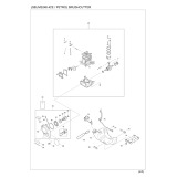 Makita MS248.4CE Brush Cutter Spare Parts MS248.4CE