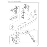 Makita MS335.4U Brush Cutter Spare Parts MS335.4U