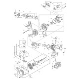 Makita MS4211 Brush Cutter Spare Parts MS4211