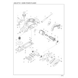 Makita MT191 110v 240v Corded Planer Spare Parts