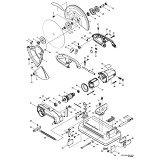 Makita MT240 Corded 355mm Portable Cut-off Saw 110v & 240v Spare Parts MT240